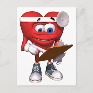Medical Heart Doctor Cute Postcard