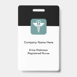 Medical Home Health Field Staff Name Badges ID Badge