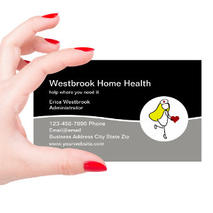 Medical Home Health Nurse Services Business Card