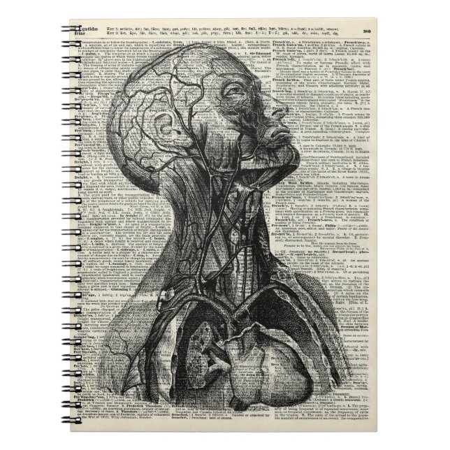 Medical Human Anatomy Spiral Notebook (Front)