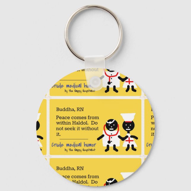 Medical Humour Key Ring (Front)