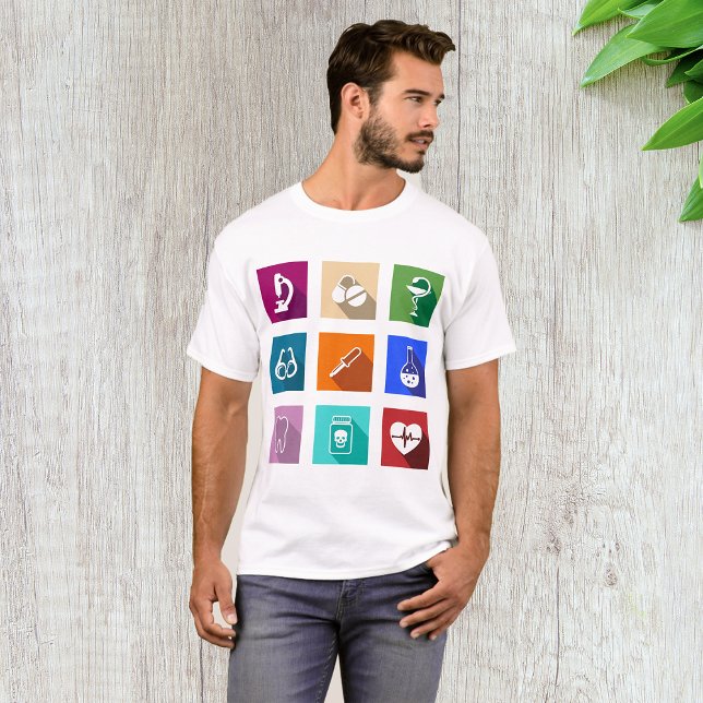 Medical Icons Mens T-Shirt (Creator Uploaded)