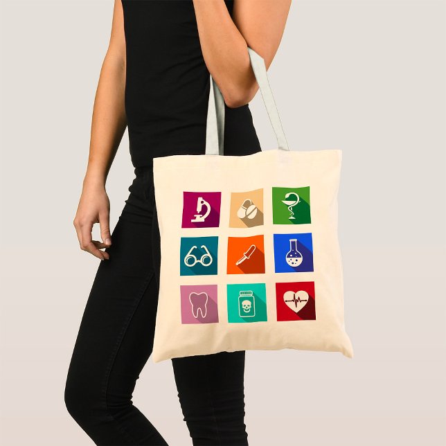 Medical Icons Tote Bag (Creator Uploaded)