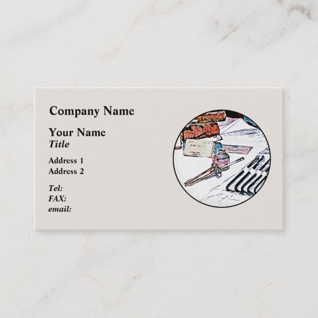 Medical Instruments Business Card (Front)