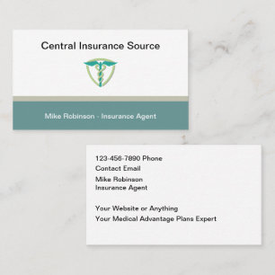 Medical Insurance Agent Business Card