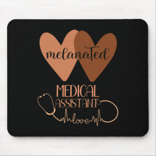 Medical Istant Black History Month Women Afro Amer Mouse Pad