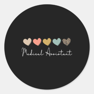 Medical Istant Nurse Life Doctor Istant Student Classic Round Sticker