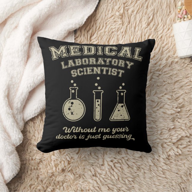 Medical Lab scientist, Technologist Lab Tech  Cushion (Blanket)
