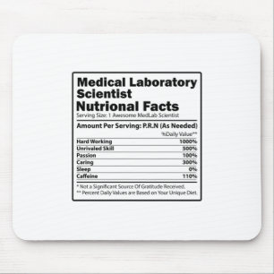 Medical Lab Scientists   Laboratory Chemistry Gift Mouse Pad
