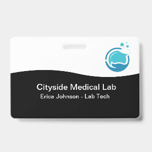 Medical Lab Staff Bulk Name Badges ID Badge