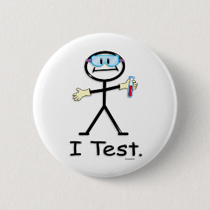 Medical Lab Tech 6 Cm Round Badge
