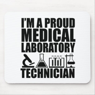 Medical lab tech laboratory technician mouse pad