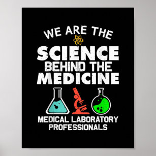 Medical Laboratory Science Design Men Women Labs Poster