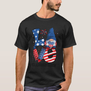 Medical Laboratory Technician Love 4Th Of July Gno T-Shirt