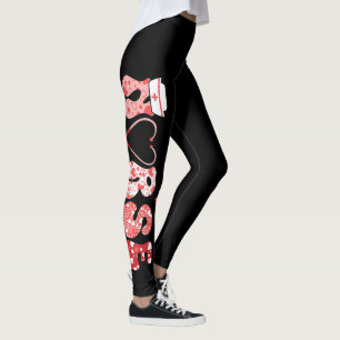 Medical Love Hearts Nurse Fun Leggings