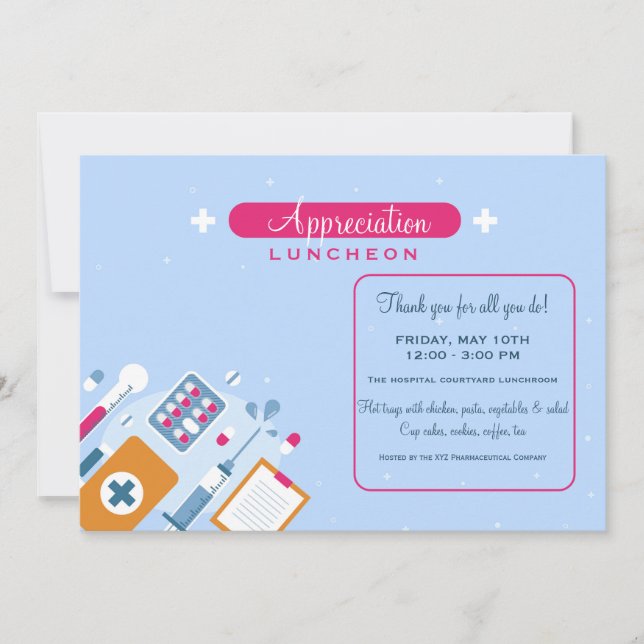 Medical Luncheon Invitation (Front)