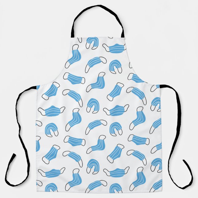 Medical mask pattern apron (Front)