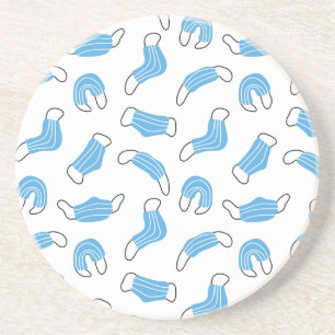 Medical mask pattern coaster