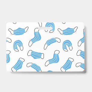 Medical mask pattern ID badge
