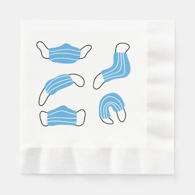 Medical mask pattern napkin (Front)