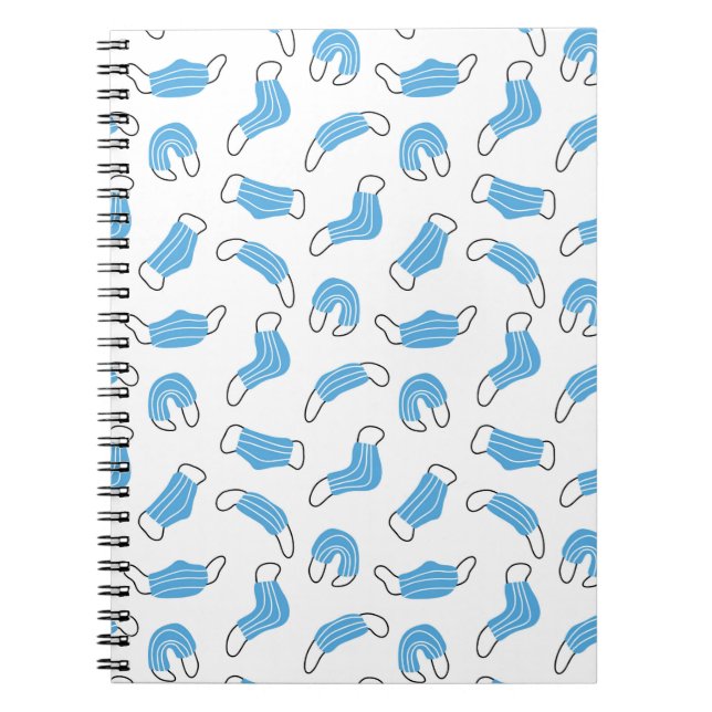 Medical mask pattern notebook (Front)
