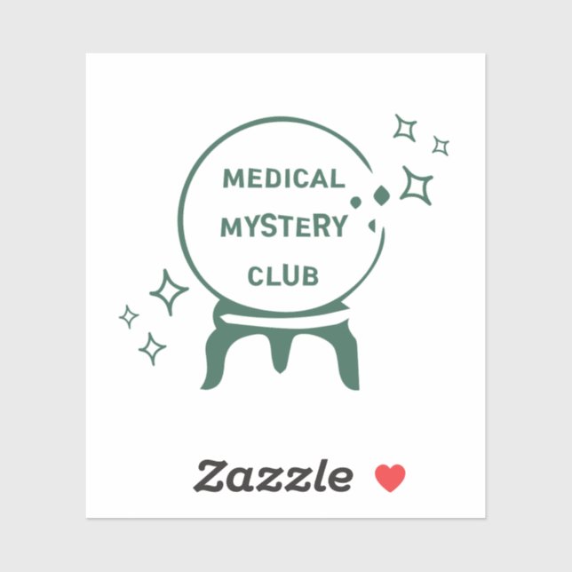 "Medical Mystery Club" Funny Spoonie Awareness  (Sheet)