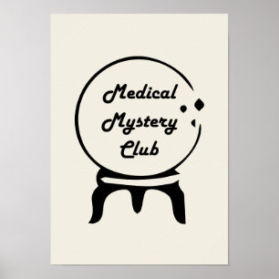 Medical Mystery Club Minimalist Wall Art