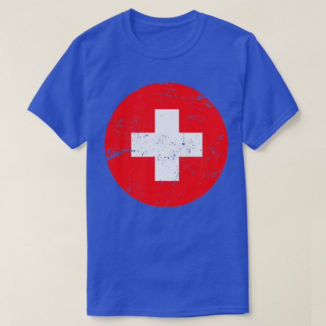 Medical Nurse Doctor Costume Uniform Red Cross Vin T-Shirt (Design Front)