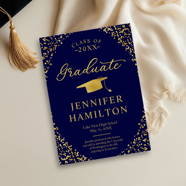 Medical Nursing Graduation Announcement Photo Card (Creator Uploaded)
