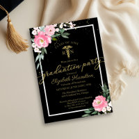 Medical Nursing School Grad Party Pink Floral