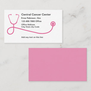 Medical Oncologist Cancer Doctor Business Card