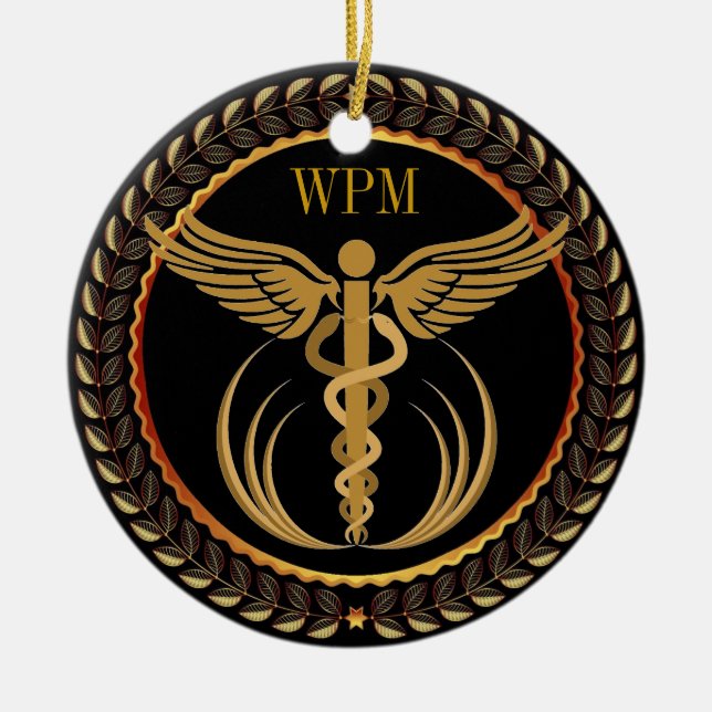 Medical Ornamenet - SRF Ceramic Tree Decoration (Front)