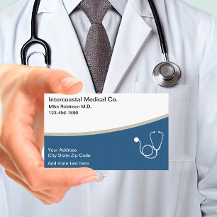Medical Physician Doctor Office Business Cards 