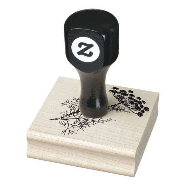 medical plant rubber stamp (Stamp)
