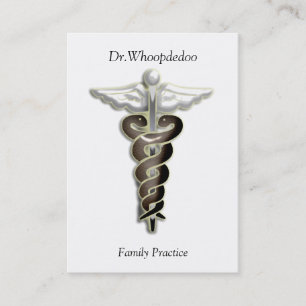 medical practice business card