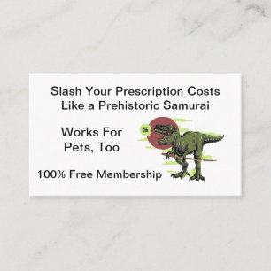Medical Prescription Discount Business Card