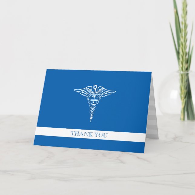 Medical Professional Custom Thank You Card (Front)