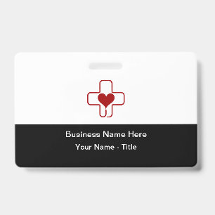 Medical Professional Health Custom Name Badges ID Badge