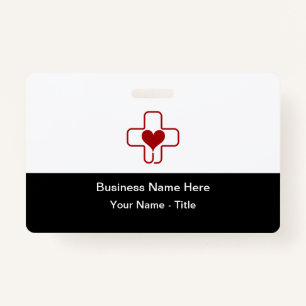 Medical Professional Health Custom Name Badges ID Badge