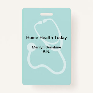Medical Professional Modern Layout ID Badge
