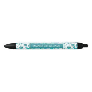 Medical Professional / Student "Add Name" Monogram Black Ink Pen