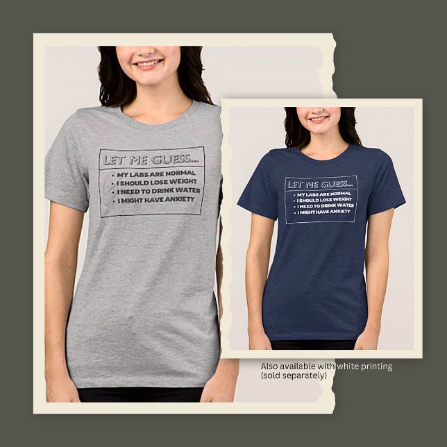  Medical Profession's Typical Answers Tri-Blend Shirt (Creator Uploaded)