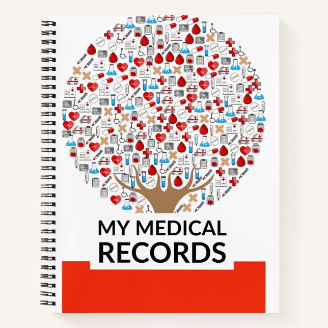 Medical Record Keeper Notebook (Front)