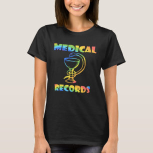 Medical Records Tiedye World Health Day T-Shirt