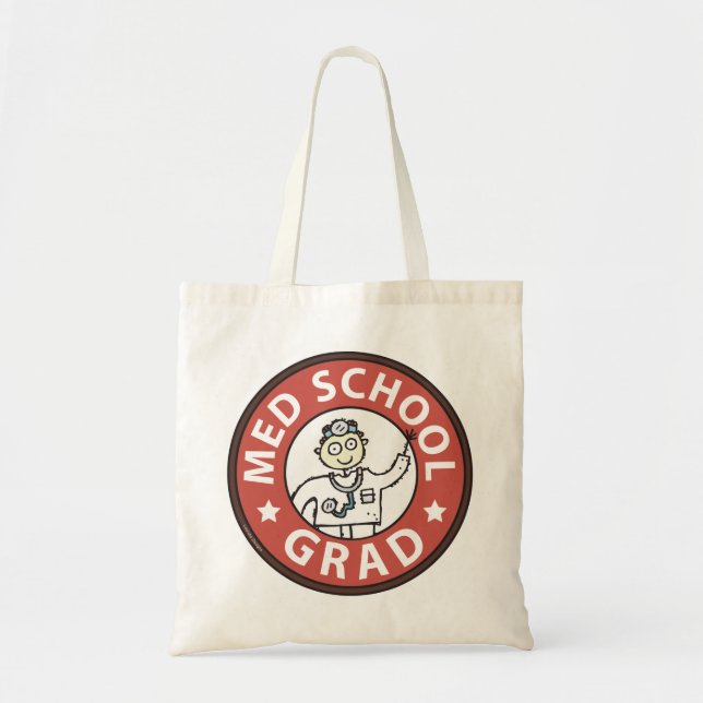 Medical School Grad (Male) Tote Bag (Front)