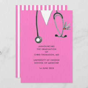 Medical School Graduation Announcement