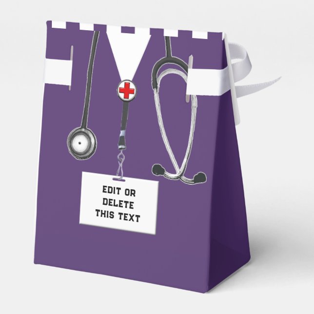 Medical School Graduation Favour Box (Back Side)