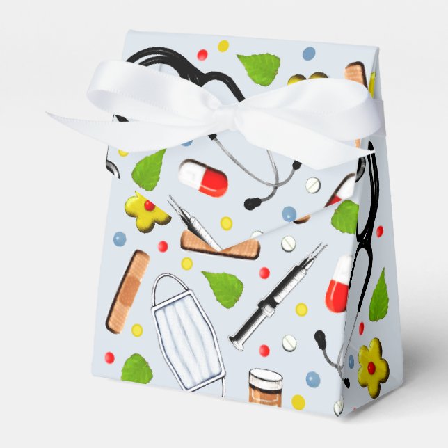 Medical School Graduation Favour Box (Front Side)