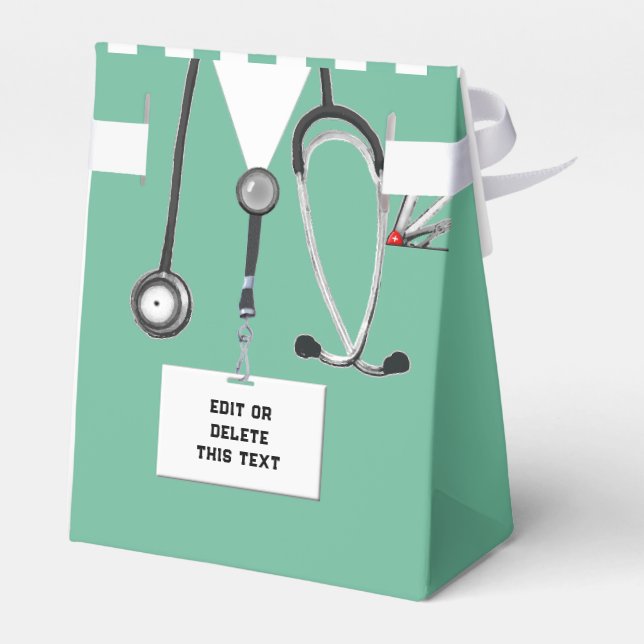 Medical School Graduation Favour Box (Back Side)