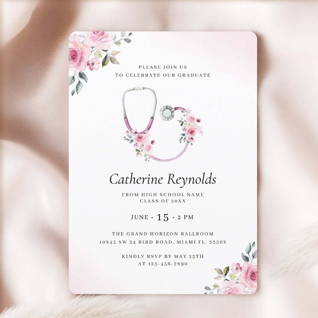 Medical School Graduation Invitation (Creator Uploaded)